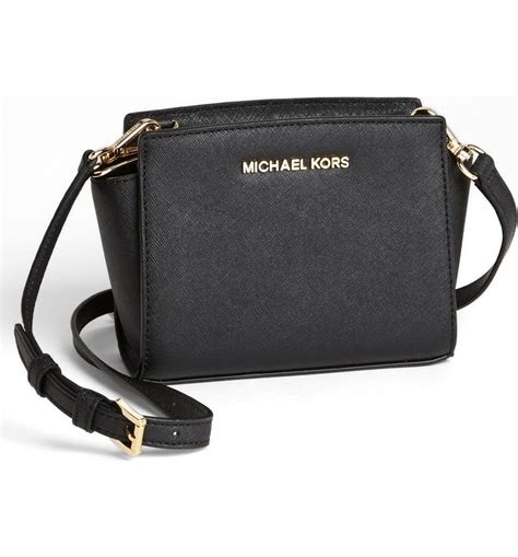 michael kors selma leather mini messenger bag|Michael Kors selma medium satchel.